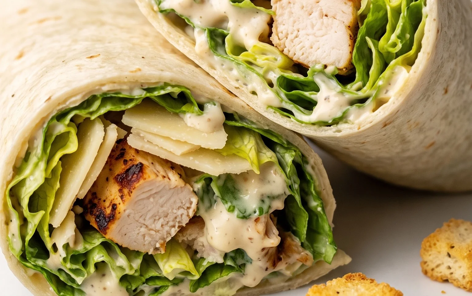 Chicken Caesar Wraps